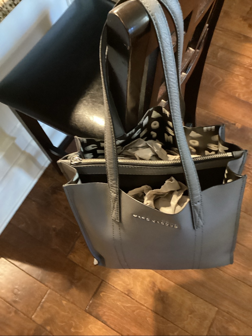 Marc Jacobs Slate Grey pebble leather EUC - Picture 6 of 6